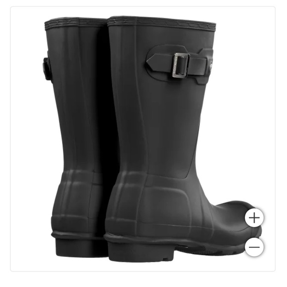 NWT Hunter Ladies' Original Short Boot Black, In Box - Picture 4 of 12